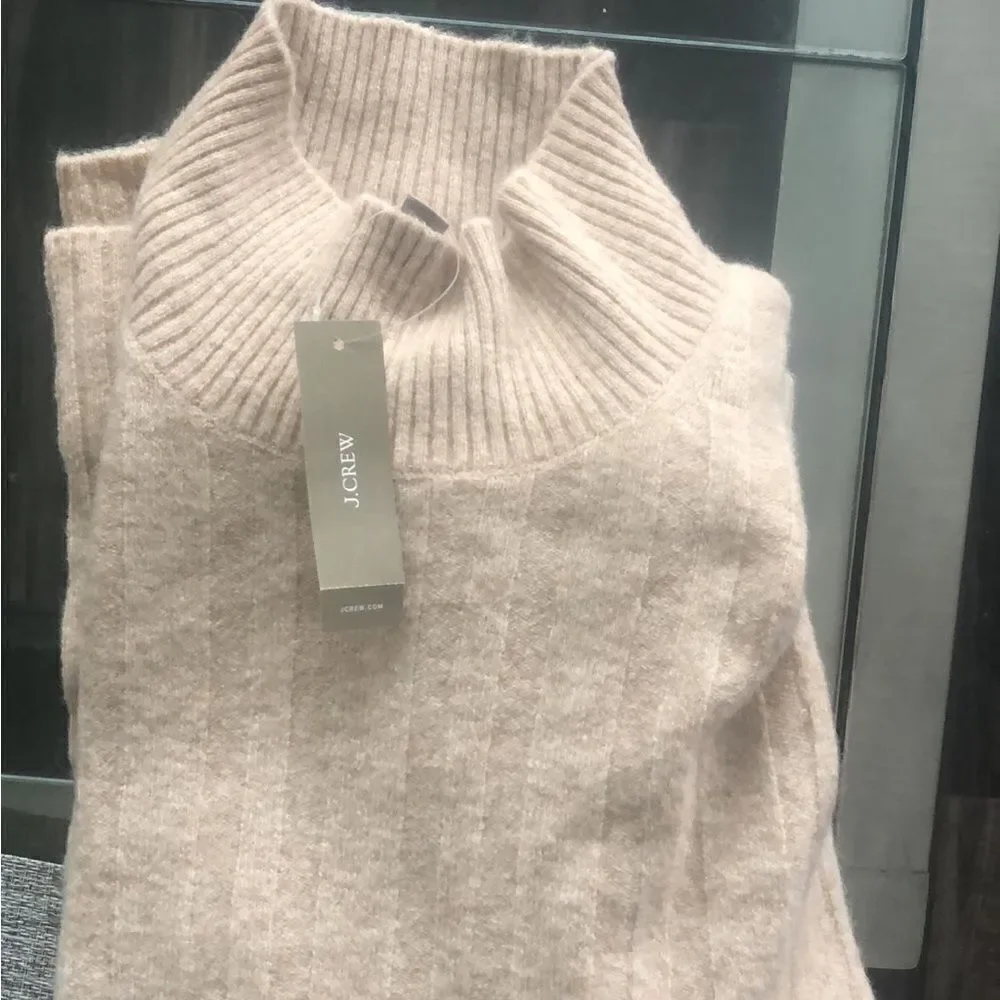 J Crew NWT Ribbed neck sweater size XL